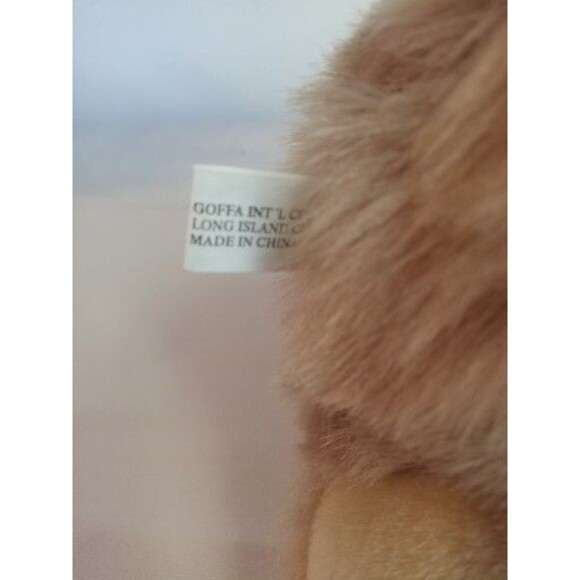 VINTAGE GOFFA CHRISMAS TEDDY BEAR   14" INC PLUSH STUFFED ANIMAL TOY - Picture 4 of 6